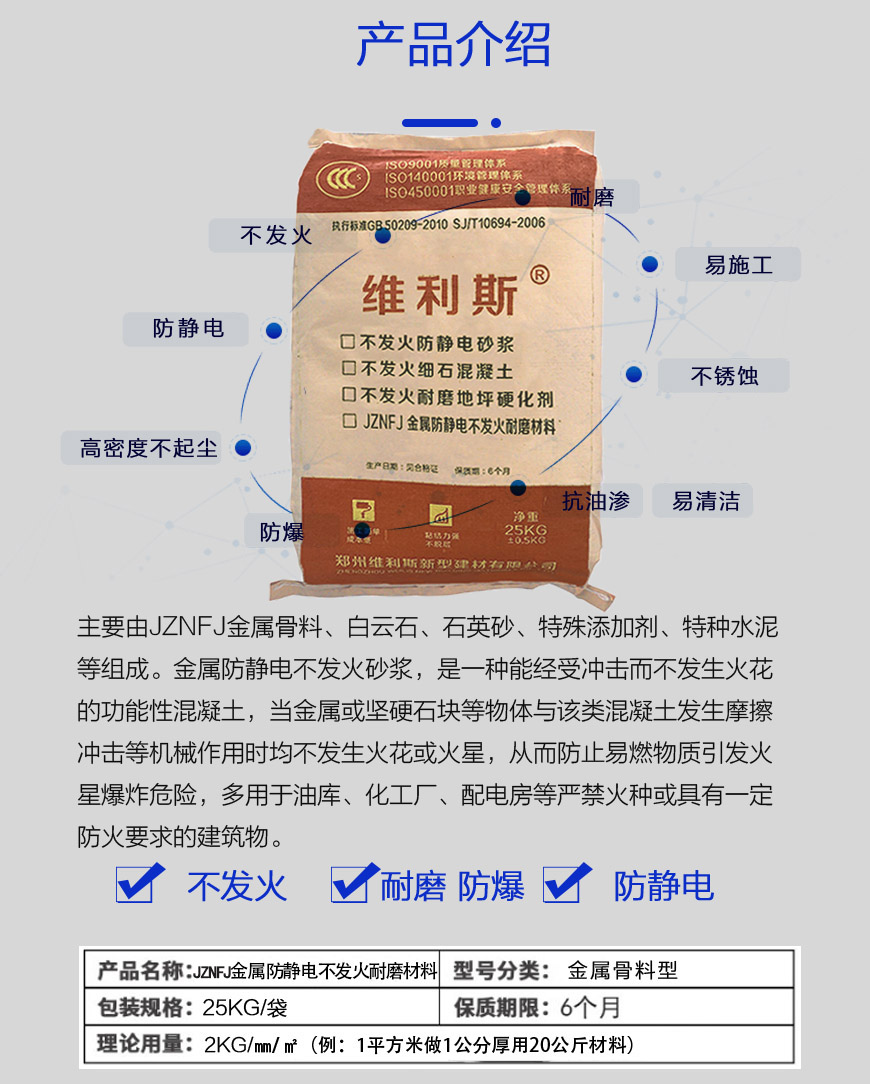 不发火砂浆